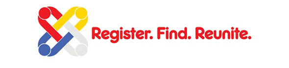 Register.Find.Reunite. logo