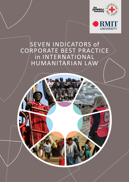Seven indicators of corporate best practice in international humanitarian law Book cover