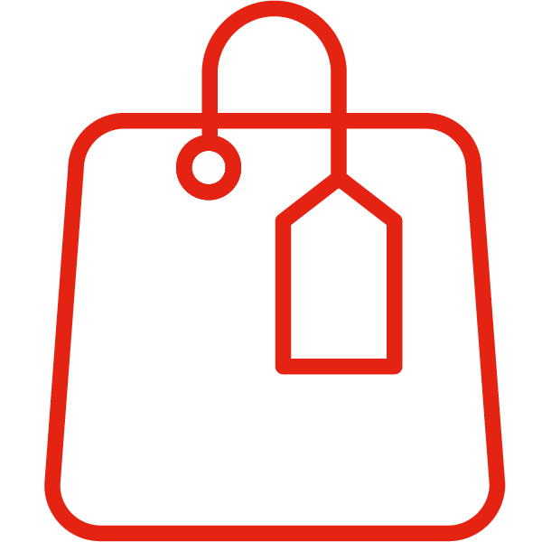 Bag with a luggage tag