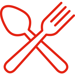 An icon of a spoon and a fork