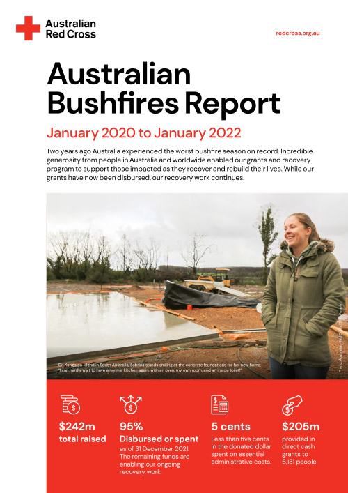 Bushfire report cover