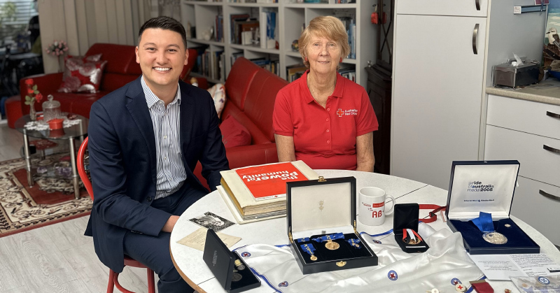 Joy reflects on 70 years of volunteering