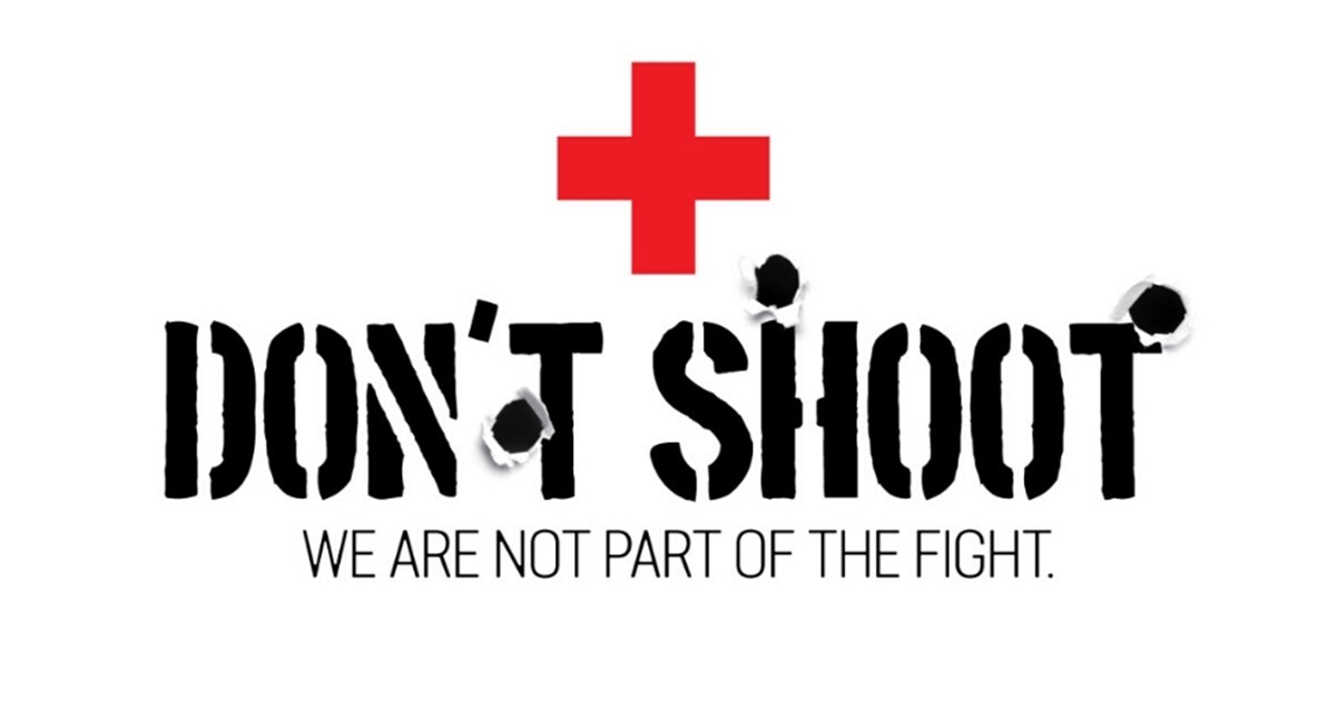 Stop shooting at us