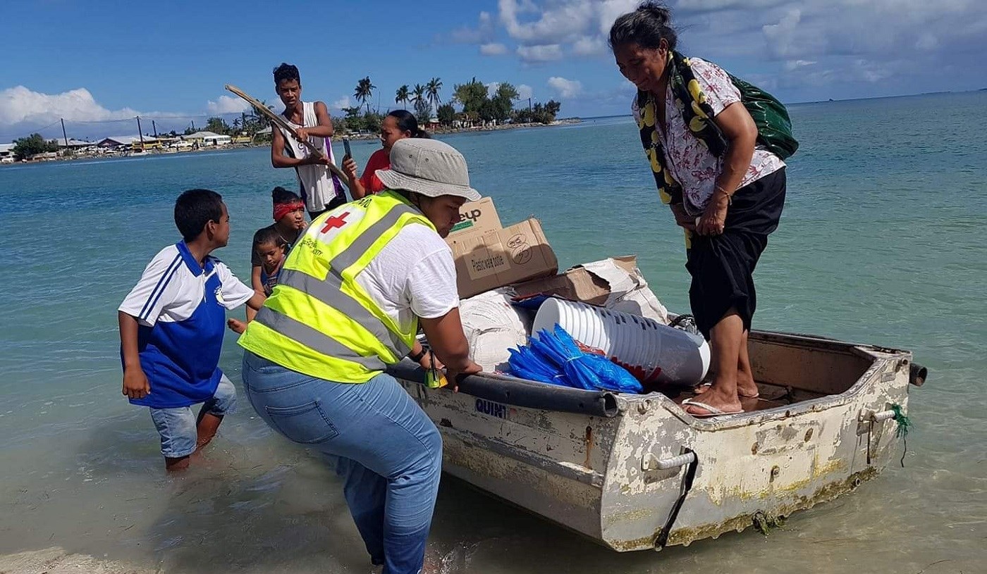 Donating clothes or goods after an emergency