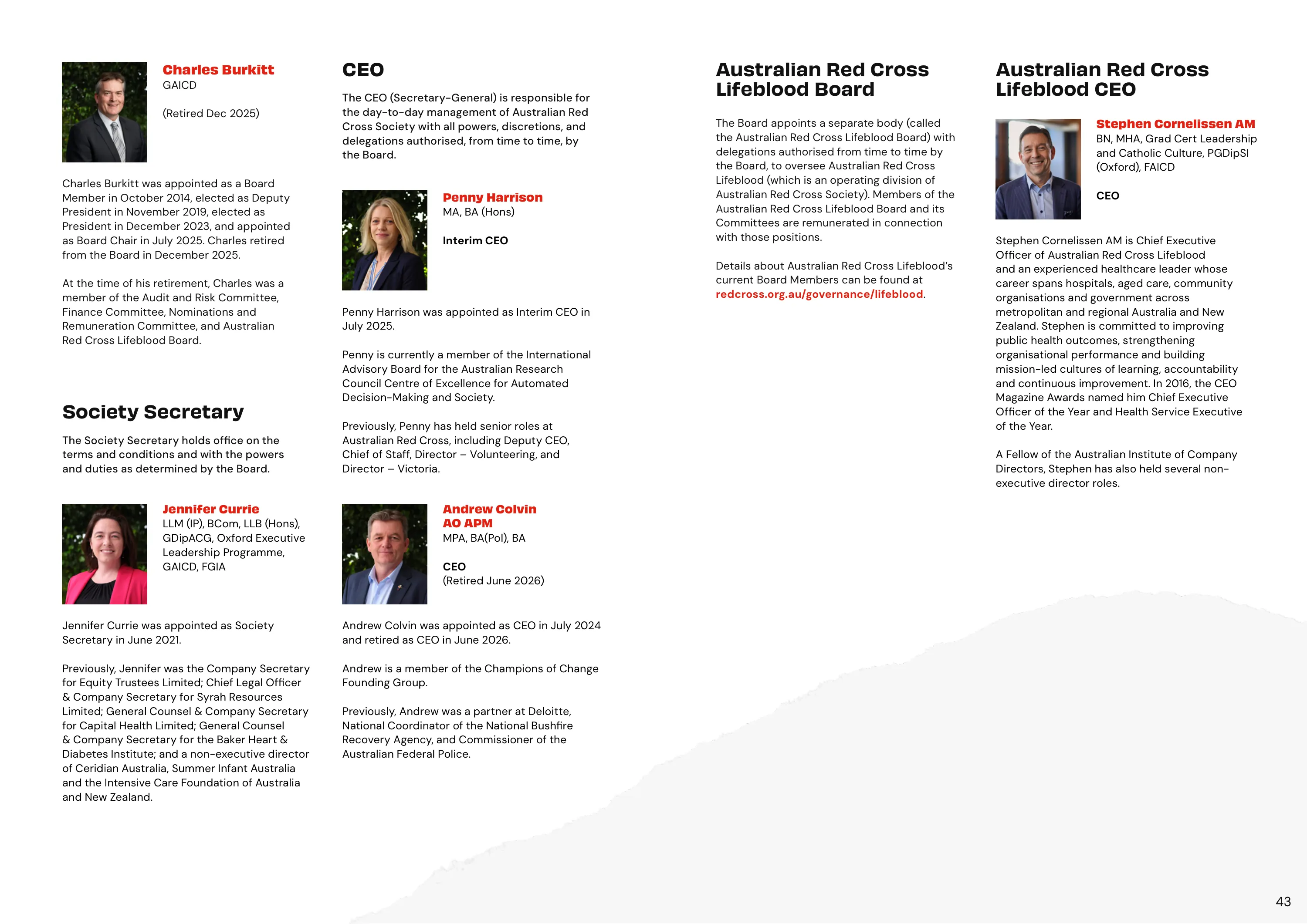 Annual Report 2025&ndash;2026, page 43