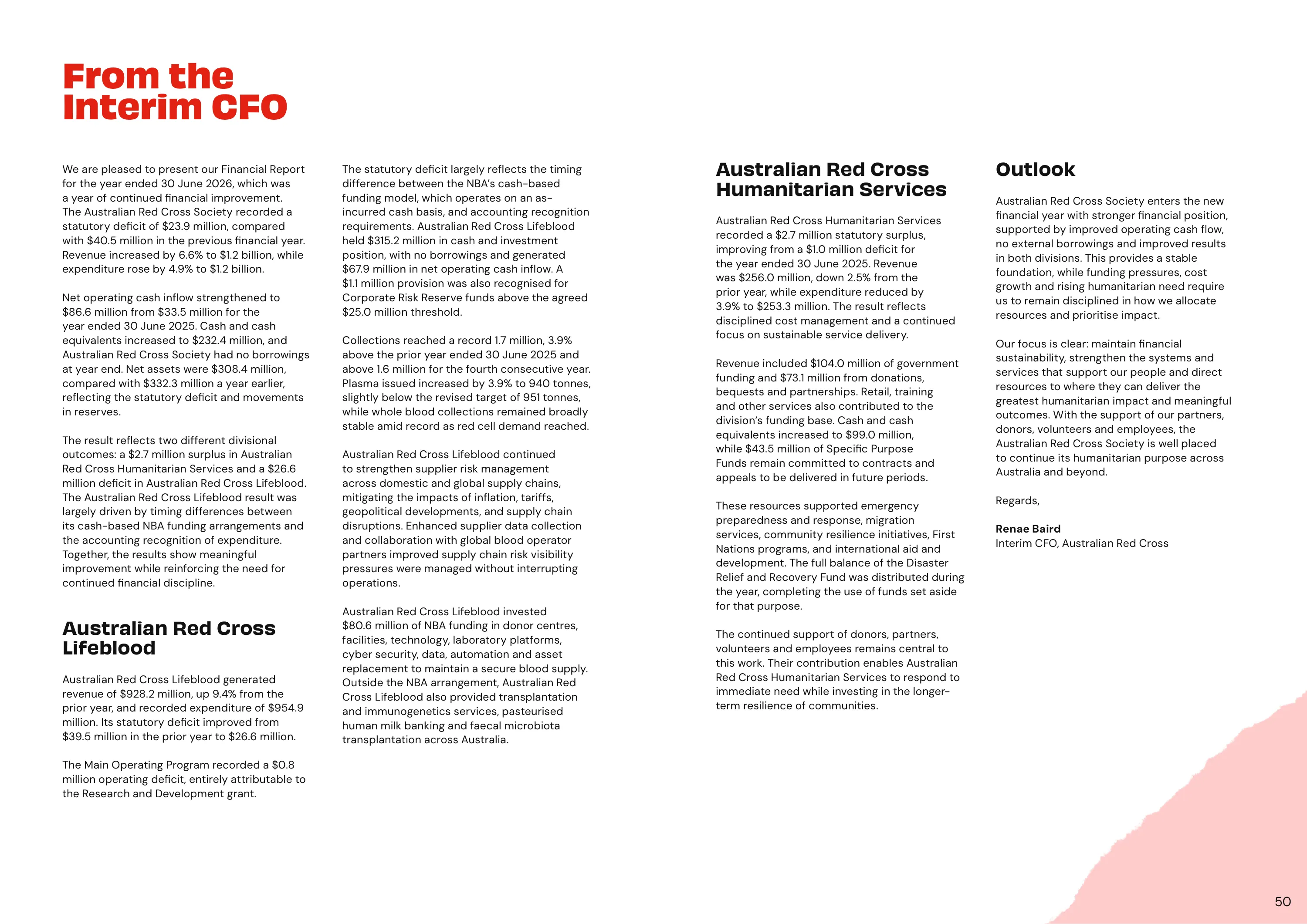 Annual Report 2025&ndash;2026, page 50