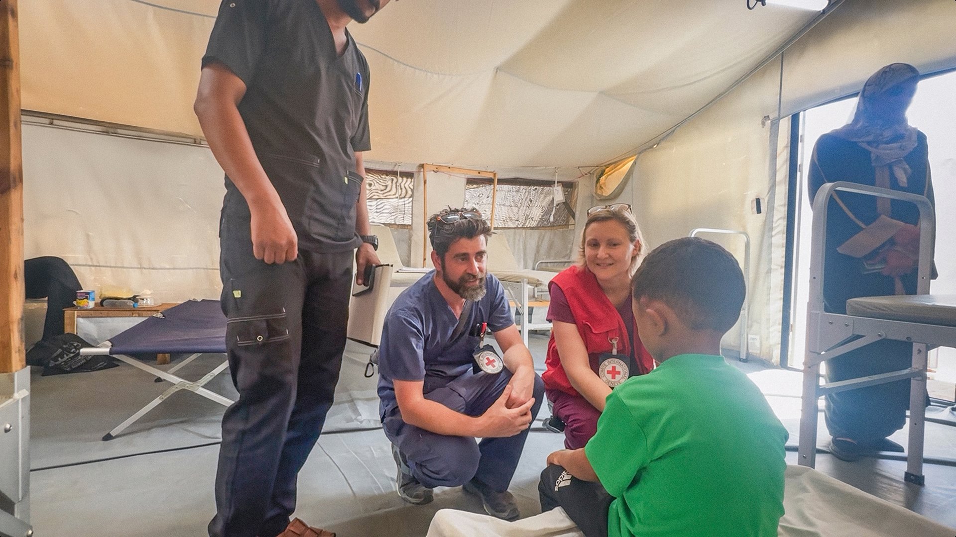Scenes from a Red Cross Field Hospital